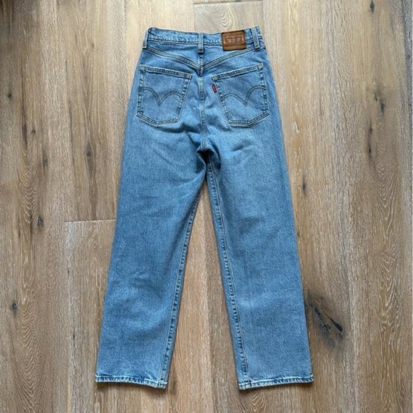 Levi's Jeans Ribcage Straight Ankle Tango Fade - Size 26 - Picture 14 of 16